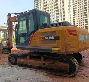 รถขุดไฮดรอลิก SANY SY195 มือสอง ประสิทธิภาพสูง ขนาด 19 ตัน พร้อมปั๊มเกียร์ Kawasaki มีสินค้าในสต็อก - Product Image 3