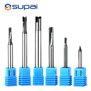 Supal CNC End Mill khắc bit PCD kim cương phay Cutter Khắc Máy cắt dụng cụ OEM ODM dịch vụ - Product Image 1