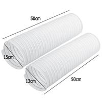 Tuyau de climatiseur haute pression flexible de 5 pouces, tuyau d'évacuation en plastique pour climatiseur portable