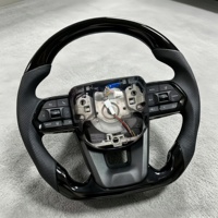 Volant de voiture personnalisé noir piano pour Toyota LC300, LC79, LC70, Camry, LC500, 500h (2016-2026) – Amélioration intérieure