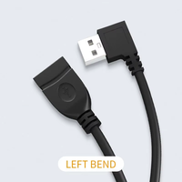 Großhandel 90-Grad-USB-Verlängerungskabel mit Aufwärts- und Abwärtswinkel, Hochgeschwindigkeits-Daten- und Ladekabel für Videospieler