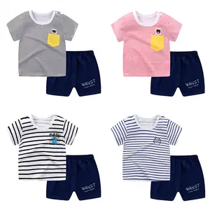 2023 Fashion Boys and Girls Clothing Sets Kids Summer Sets with Wholesale Price