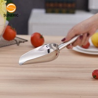 Mini outil de Bar en métal pour grains de café, pelle à glace, seau à glace, pelle à glace en acier inoxydable