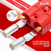 Kit de connecteurs de batterie à connexion rapide BOERDA 50A 175A 350A, connecteur d'alimentation bipolaire, chariot élévateur, batterie lithium, solaire, camping-car, marine, 250V AC