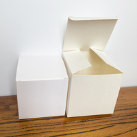 Boîte de conditionnement cosmétique en papier kraft blanc classique et élégante, boîte de conditionnement pour produits de soin de la peau, boîte en papier pour crème