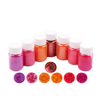 Pigment de remplissage de gel de cristal DIY Slime Bottle 28 Colors Mermaid Mica Powder Pearl Pigments
