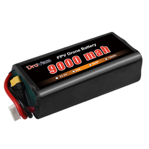 סוללת droview l-<span class=keywords><strong>ion</strong></span> 9000mah 6s1p 22.2v 70c <span class=keywords><strong>li</strong></span>-פולימר ליתיום ליפו פולימר ליתיום lipo חבילות סוללה ל 7 אינץ 10 אינץ 'rc fpv - Product Image 1