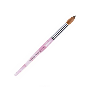 Pinceau à ongles en acrylique 100% Kolinsky allemand, étiquette personnalisée, design classique, pinceau à ongles OEM - Product Image 3