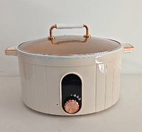 Marmite Électrique Sans Fil en Alliage d'Aluminium 5L 1600W avec Arrêt Automatique et Protection Anti-Ébullition à Sec, Rotation à 360°, pour Usage Domestique et Extérieur