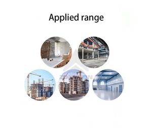 Elevador de pulverización de paredes con protección anticolisión para mástiles, previene daños por arañazos en rieles durante el traslado en obra - Product Image 5