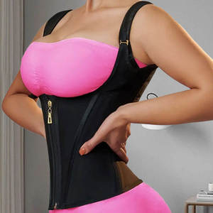 LANGQIN Faja Reductora Colombiana Transpirable para Mujer, Control de Abdomen, Moldeador Corporal con Cierre de Cremallera, Secado Rápido, Antibacteriano - Product Image 3