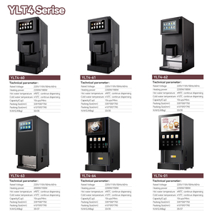 เครื่องชงกาแฟและเครื่องดื่มสำเร็จรูปเชิงพาณิชย์ YKT4-01 กำลังไฟ 2.95 แรงม้า 4 กระปุก 8 ตัวเลือก ควบคุมอัจฉริยะ ทำความสะอาดอัตโนมัติ 10 แก้ว/นาที YKT4- - Product Image 5