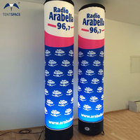 Colonne Gonflable en Rouleau pour Commande en Gros d'Usine Chinoise, Pilier d'Air pour la Décoration de Stand de Promotion Commerciale