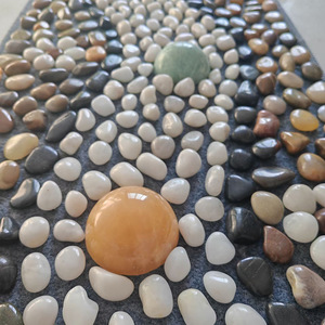 Alas Pijat Kaki Batu Kerikil, Selimut Pijat Titik Akupuntur, Alas Batu Yuhua, Pelat Tekanan Jari untuk Rumah Tangga - Product Image 5