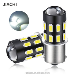 Jiachi หลอดไฟ LED 6000K 1156 P21W PY21W BA15S BAU15S ไม่มีข้อผิดพลาดสำหรับเบรครถยนต์อัตโนมัติสัญญาณไฟเลี้ยว CE ROHS - Product Image 1