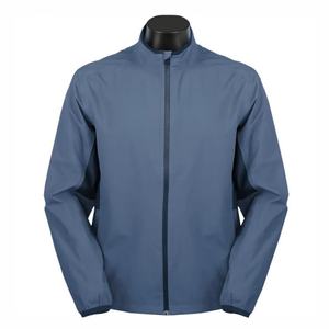 Veste de golf légère imperméable coupe-vent avec col montant et fermeture éclair, pliable, sans capuche - Product Image 1