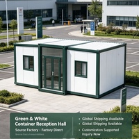 Maison préfabriquée résistante aux tremblements de terre, étanche, en panneaux sandwich EPS, design contemporain, villa, abri pour voiture, entrepôt
