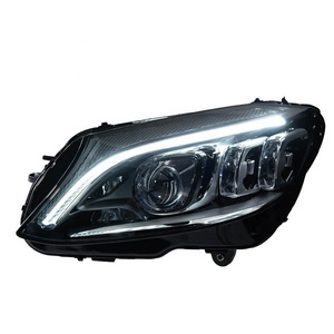 Repuestos de Auto, Faro Delantero Tricolor BQD07, Conjunto de Faro Delantero Modificado, Lámpara Antiniebla para Mercedes-Benz W205 2015-2021 - Product Image 6