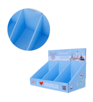 Vevor — pâte de comptoir en papier ondulé, 3 poches, appareil d'affichage personnalisé en carton, pour la Promotion de jouets