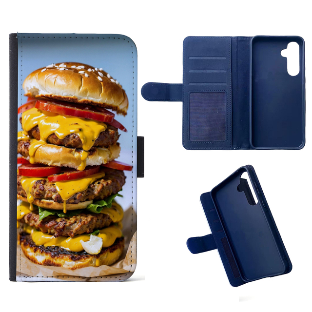 High Quality for Samsung a Series Phone Wallet Sublimation Blank PU Leather Phone case for A35