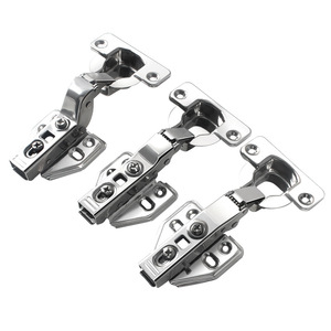Furniture <b>Hinges</b> Stainless Steel 2.5 Mm Full Surface Soft Closing No Drilling Required Wooden Door Modern Design - Product Image 2