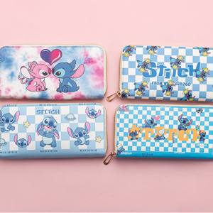 Schattige cartoon studenten portemonnee voor meisjes met lange opbergvakken - Product Image 5