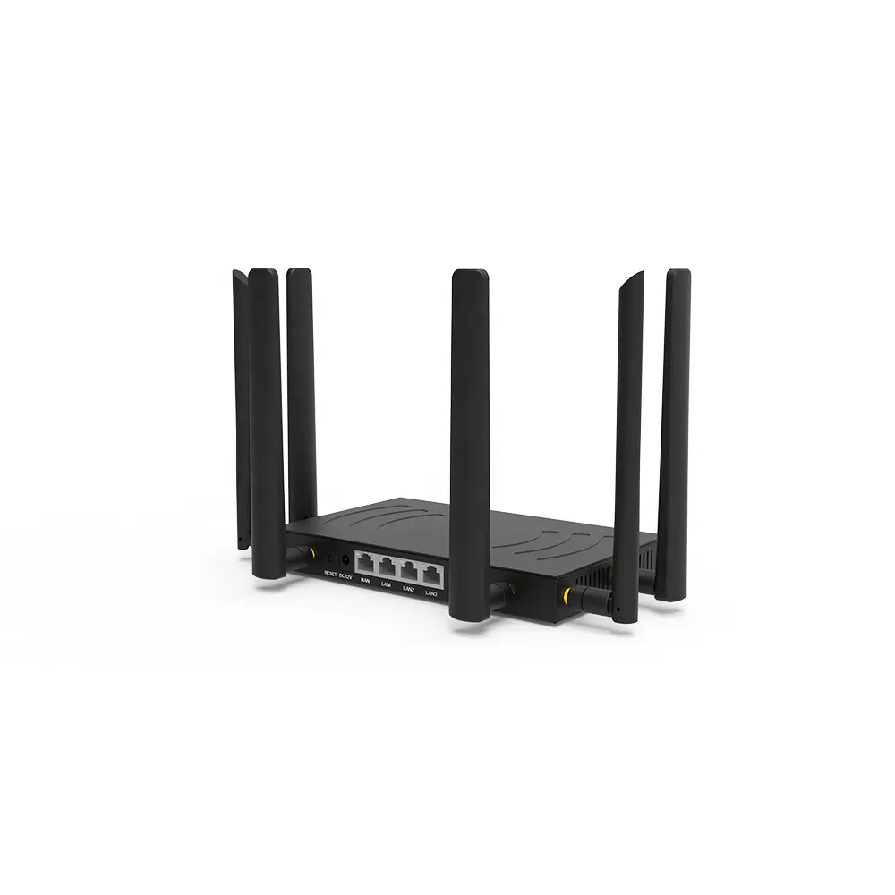 gute qualität 6 antennen 5g lte cpe fräse 6g wifi wifi6 4g/5g fräse 4g 5g sim karte fräse modem schwarz metall