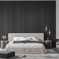 Panneau mural en PVC de style moderne, imperméable, sans joint, pour usage intérieur, avec motifs floraux et à carreaux