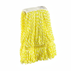MOP IN MICROFIBRA KENTUCKY PER LAVORI UMIDI 200 Grs. BIANCO/ARANCIONE (scatola da 30 pezzi) ALTA QUALITÀ E LUNGA DURATA - Product Image 2