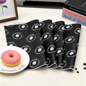 Custom Printed Eco-Friendly Waterproof Greaseproof Food Grade Biodegradable <b>Wrapping</b> <b>Paper</b> for Baking Sandwich Burger - Product Image 2