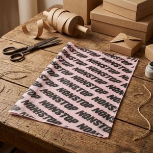 Personalized Eco-Friendly Recyclable <b>Tissue</b> <b>Wrapping</b> <b>Paper</b> for Packaging Custom Logo on Clothing Shoes & T-Shirts Custom Brand - Product Image 2