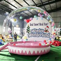 Tente bulle gonflable transparente à LED pour fêtes, publicité artistique, divertissement pour enfants, extérieur – Nouveauté très demandée