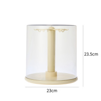 Boîte de présentation de jouets rotatifs pliants empilables transparents pour poupée Labubu en stock Vente en gros personnalisé expédition rapide