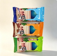 Cokelat Padat Gaya Dubai Rasa Pistachio Hazelnut & Kelapa, Kemasan Individual 40g, Cokelat Isi