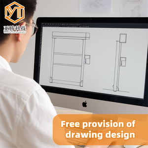 Yt bán buôn tốc độ cao PVC công nghiệp Cửa trong suốt Nhanh Cán màn trập tự động màn trập cửa - Product Image 5