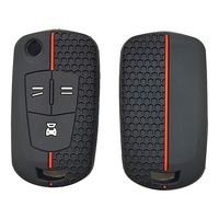 Coque de protection en silicone pour clé de voiture Opel Vauxhall Astra H Corsa D Vectra C Zafira Astra Vectra Signum 3BTN