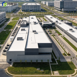 อาคารโครงสร้างเหล็กสำหรับศูนย์ข้อมูล AI แบบ H Beam มาตรฐาน ISO14001 โกดังสำเร็จรูปทนไฟ โรงงานโลจิสติกส์ - Product Image 1