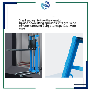 Apilador de carga automática, elevador de carga semielevador y autoelevador, elevador de mano eléctrico hidráulico para transpaleta - Product Image 6