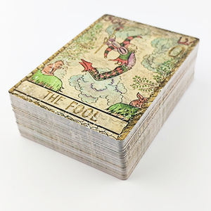Altın folyo Anime mısır <span class=keywords><strong>Tarot</strong></span> kartları toptan Oracle İspanyolca prizma <span class=keywords><strong>Tarot</strong></span> kartları - Product Image 3