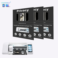 Láminas de Privacidad de 4 Capas, Hidrogel TPU de 120*180 mm, Material Suave para Corte con Plotter, Compatible con Cualquier Modelo, Anti-Espía, Auto-Reparable