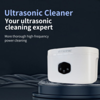 GT-F2 Mini Pembersih Ultrasonik Digital Elektrik 30W 40kHz Bahan Stainless Steel Portabel Rumah Tangga Kapasitas 600ml Perhiasan Kacamata