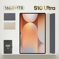 Nueva Tablet Inteligente S10 Ultra, Resistente al Agua, Android, con Llamadas Celulares, Huella Dactilar y Funciones de Cámara
