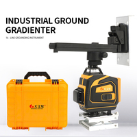 Niveau Laser Rotatif 16 Lignes Automatique Croix Verte Rotatif 360 Degrés Niveau Laser Auto-Nivelant au Sol