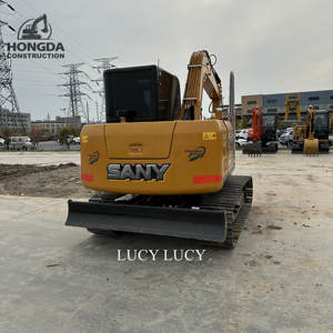 Mini modèle de pelle sur chenilles Sany SY 75C Pro Digger d'occasion originale de 7.5 tonnes pour la construction - Product Image 4