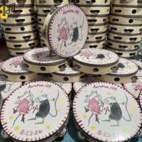 Instrumento Musical de Percusión para Adultos, Sonajero de Madera de 8 Pulgadas, Tambor de Mano para Iglesia o Boda, Venta al Por Mayor