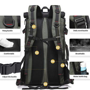 Mochila de Viaje Personalizada con Cierre de Cremallera, Unisex, Impermeable, Informal, Deportiva, para Gimnasio, Triatlón, Escuela - Product Image 5