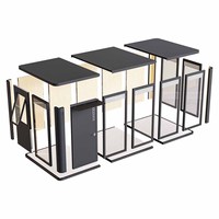 COCOVIA - Espacio Comercial Modular Prefabricado de Lujo, Casa Móvil Moderna Tipo Cápsula para Vivir en un Resort