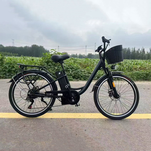 Bicicletta Elettrica da Pendolare 24/26 Pollici Economica con Telaio in Alluminio e Cestino, Stile Vintage, <span class=keywords><strong>per</strong></span> Uso Urbano - Vendita Diretta dalla Fabbrica - Product Image 3