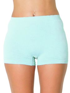Shorts de cyclisme pour femmes en polyester noir extensible avec logo personnalisé - Product Image 6