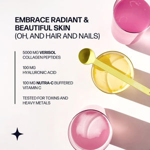 Colágeno en polvo de alta calidad de marca privada con ácido hialurónico y vitamina C, reafirma la piel y reduce las arrugas. - Product Image 3